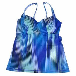 Athleta Womens 36 D/DD Tankini Swim Top Underwire